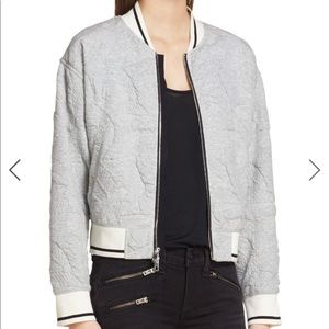 RAG & BONE CUSTOM QUILTED LEAF JACQUARD BOMBER